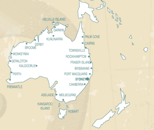 australia cartina